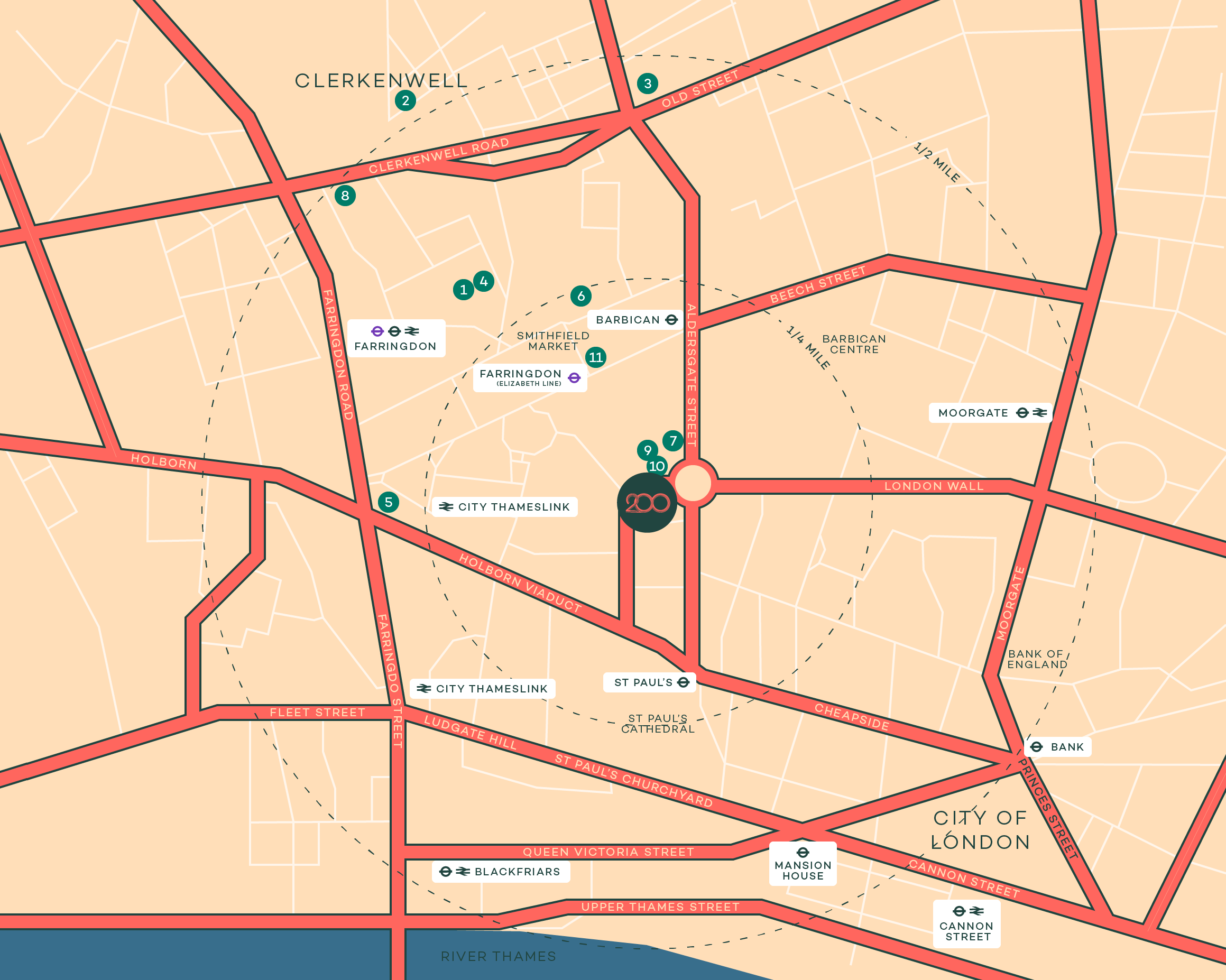 Occupiers near 200 Aldersgate